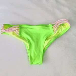 Brand new Victoria's Secret Neon Green Swim Bottom